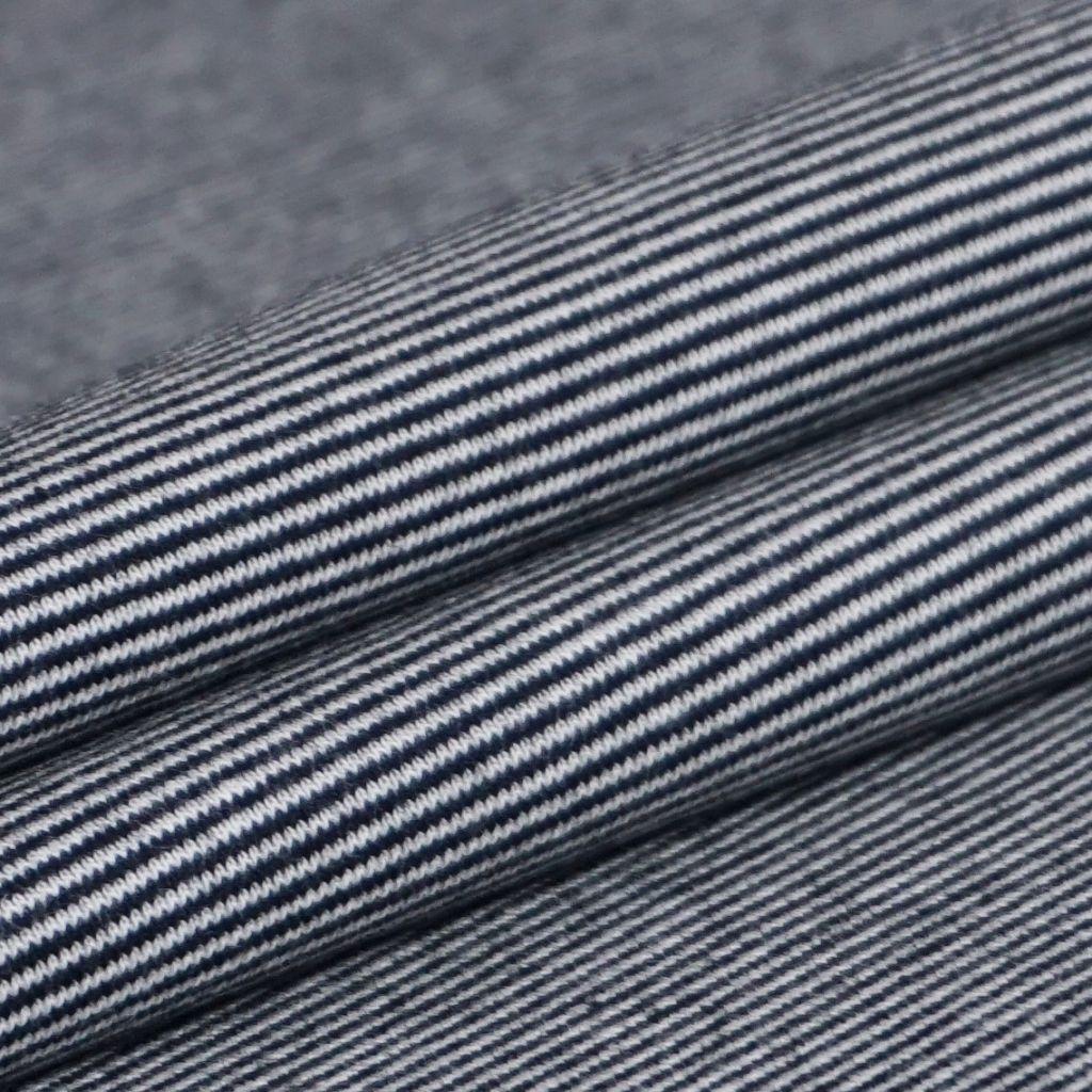 Ringelbündchen 1mm schwarz weiß